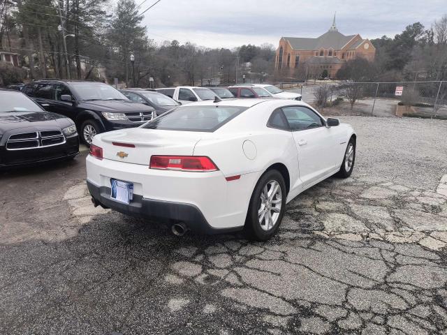 2G1FA1E33E9314800 - 2014 CHEVROLET CAMARO LS WHITE photo 4