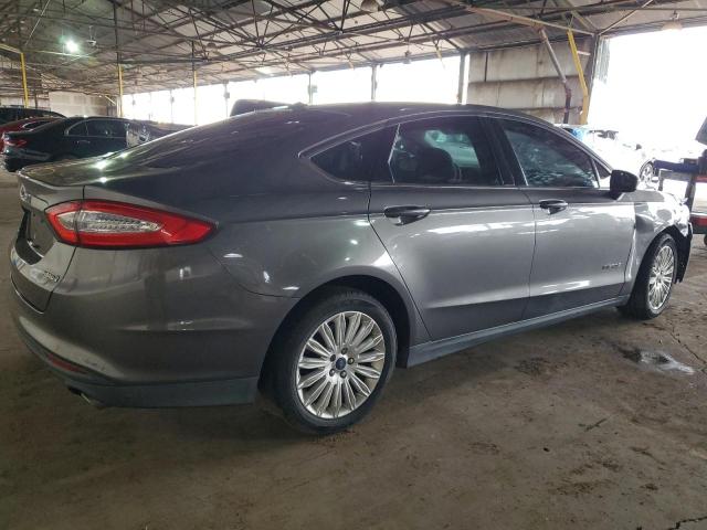 3FA6P0UU1ER131180 - 2014 FORD FUSION S HYBRID GRAY photo 3