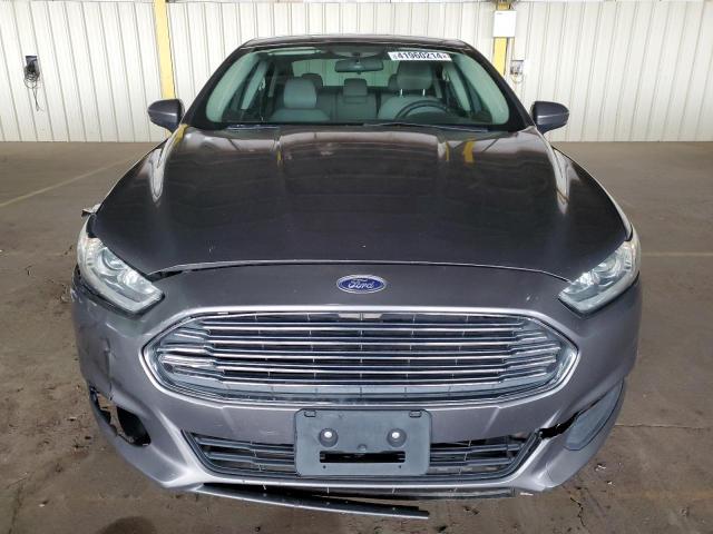 3FA6P0UU1ER131180 - 2014 FORD FUSION S HYBRID GRAY photo 5