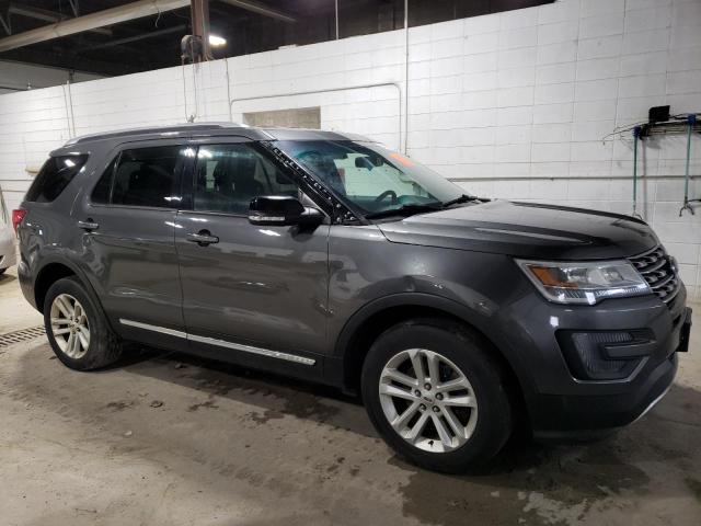 1FM5K7DH8GGA78905 - 2016 FORD EXPLORER XLT GRAY photo 4