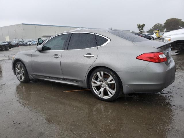 JN1BY1AP6CM333273 - 2012 INFINITI M37 GRAY photo 2