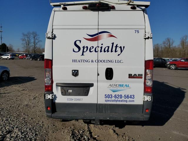 3C6TRVCG9JE112241 - 2018 RAM PROMASTER 2500 HIGH WHITE photo 6