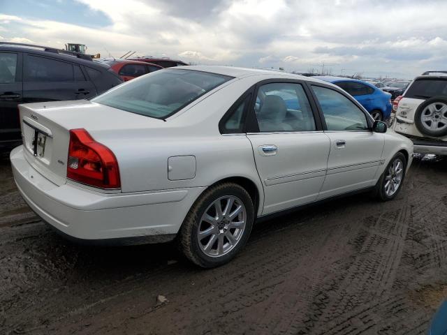 YV1TH59H741362168 - 2004 VOLVO S80 2.5T WHITE photo 3