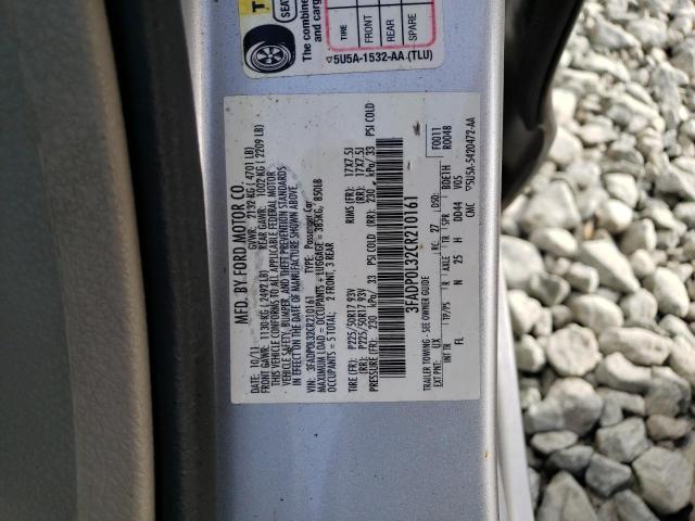 3FADP0L32CR210161 - 2012 FORD FUSION HYBRID SILVER photo 12