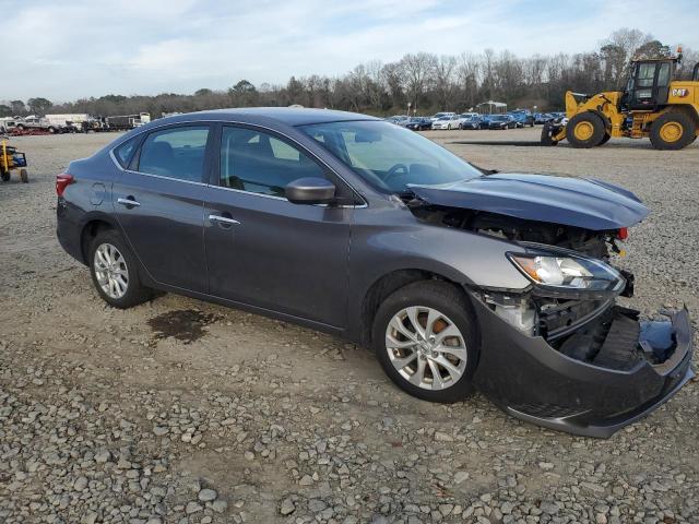 3N1AB7AP6KY401311 - 2019 NISSAN SENTRA S GRAY photo 4