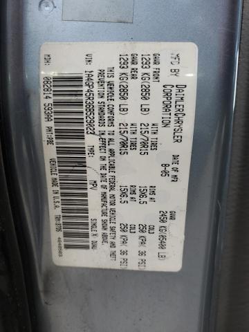 1A4GP45R36B529023 - 2006 CHRYSLER TOWN & COU ლურჯი ფოტო 13