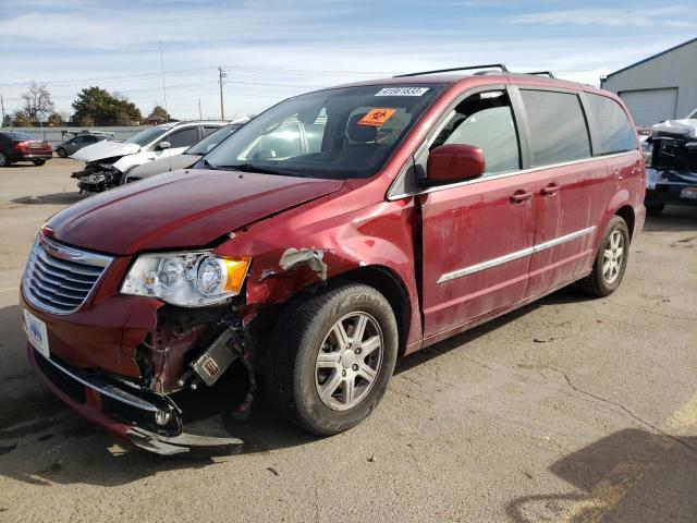 2C4RC1BG4CR313755 - 2012 CHRYSLER TOWN & COU TOURING RED photo 1