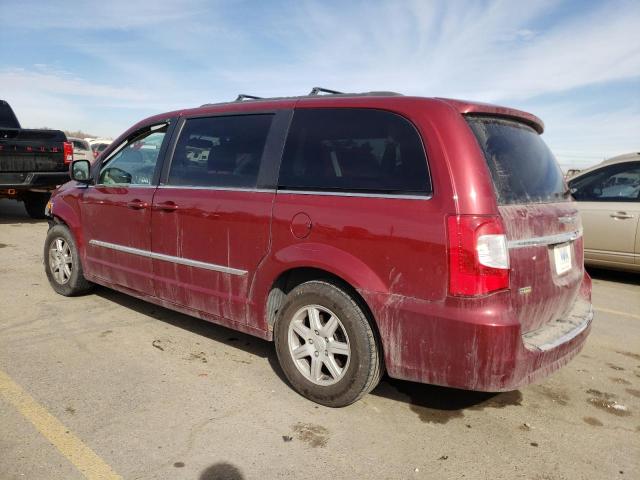 2C4RC1BG4CR313755 - 2012 CHRYSLER TOWN & COU TOURING RED photo 2