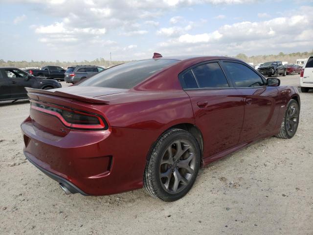 2C3CDXCT3KH526318 - 2019 DODGE CHARGER R/ BURGUNDY photo 3