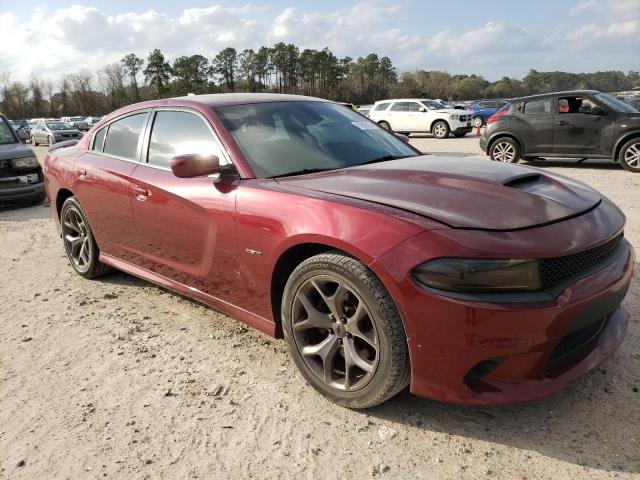 2C3CDXCT3KH526318 - 2019 DODGE CHARGER R/ BURGUNDY photo 4