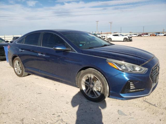 5NPE34AF6JH643223 - 2018 HYUNDAI SONATA SPORT BLUE photo 4