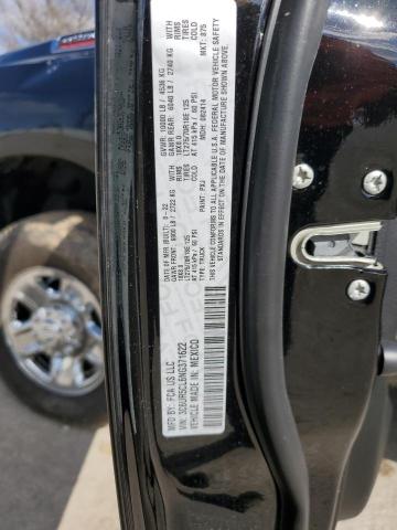 3C6UR5CL6NG371622 - 2022 RAM 2500 TRADESMAN შავი ფოტო 12