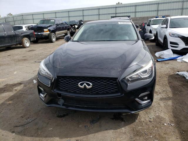 JN1EV7AP0JM364878 - 2018 INFINITI Q50 LUXE BLACK photo 5