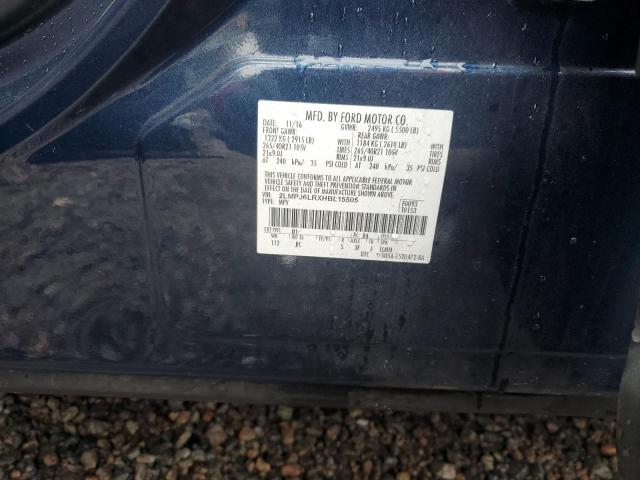 2LMPJ6LRXHBL15505 - 2017 LINCOLN MKX RESERVE Mavi foto 13