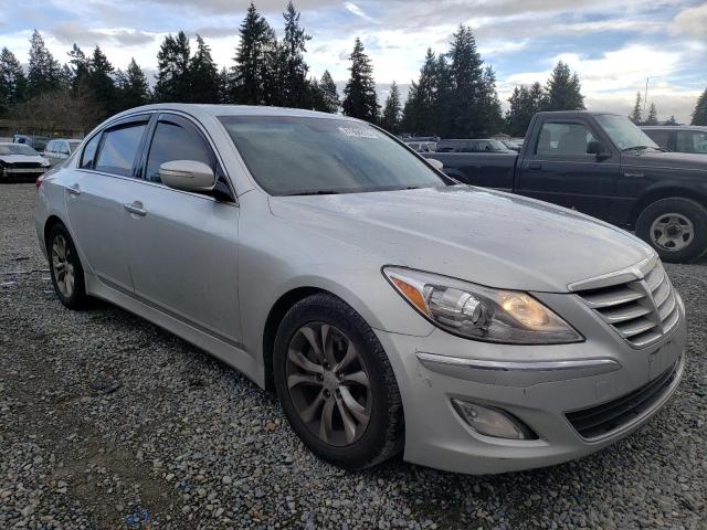 KMHGC4DD3DU212752 - 2013 HYUNDAI GENESIS 3.8L SILVER photo 4