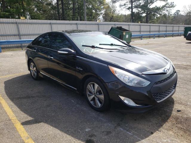 KMHEC4A4XCA041414 - 2012 HYUNDAI SONATA HYBRID BLACK photo 4