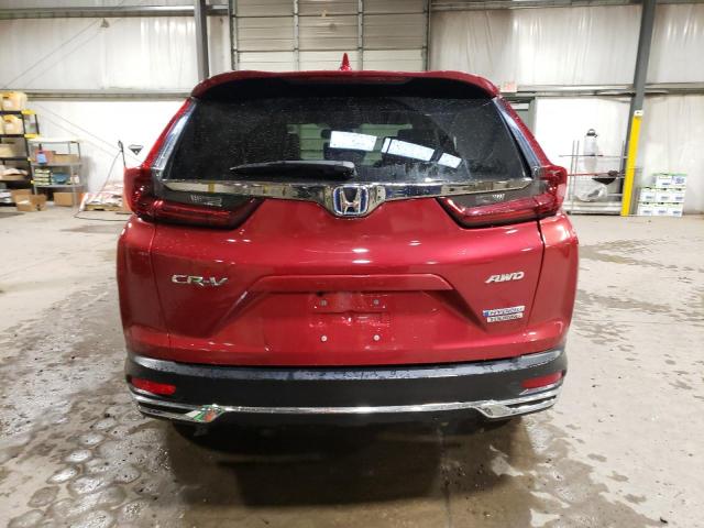 5J6RT6H91NL016860 - 2022 HONDA CR-V TOURING RED photo 6