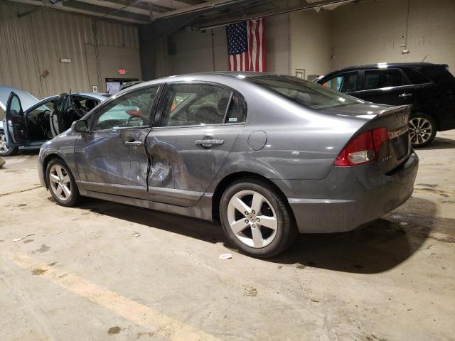 2HGFA16639H325535 - 2009 HONDA CIVIC LX-S Сұр фото 2