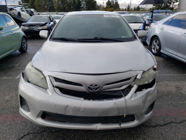 5YFBU4EE7DP163975 - 2013 TOYOTA COROLLA BASE SILVER photo 5