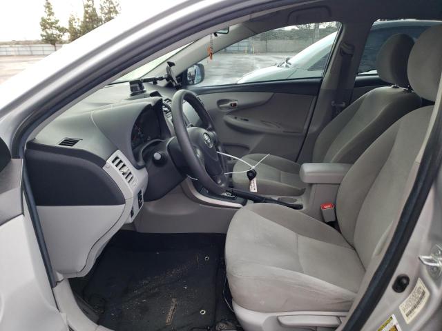 5YFBU4EE7DP163975 - 2013 TOYOTA COROLLA BASE SILVER photo 7
