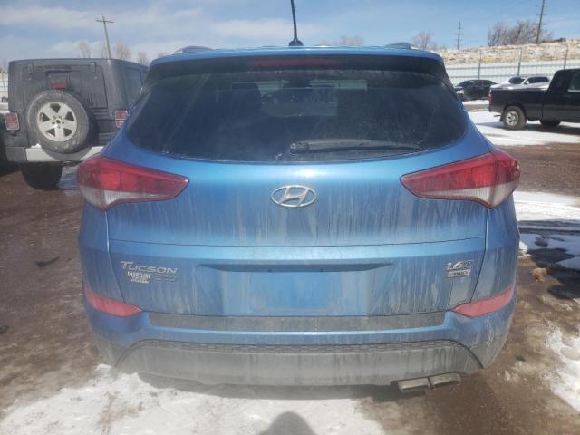 KM8J3CA29GU123713 - 2016 HYUNDAI TUCSON LIMITED BLUE photo 6