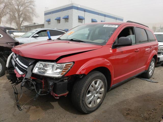 3C4PDCAB2GT246386 - 2016 DODGE JOURNEY SE RED photo 1