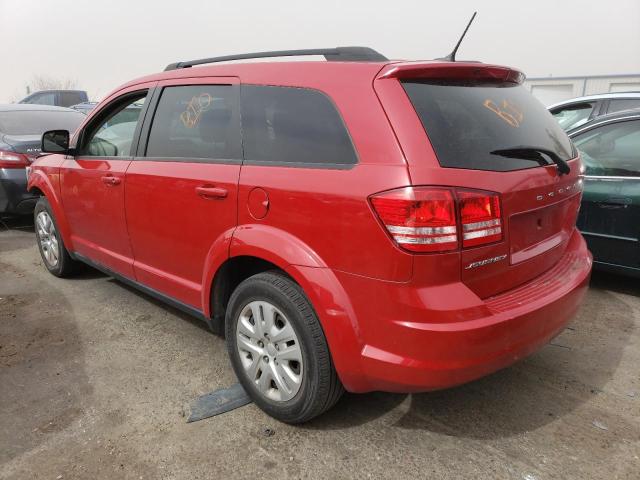 3C4PDCAB2GT246386 - 2016 DODGE JOURNEY SE RED photo 2