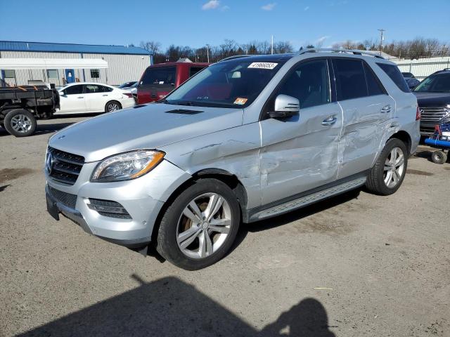 4JGDA5HB8FA591632 - 2015 MERCEDES-BENZ ML 350 4MATIC SILVER photo 1