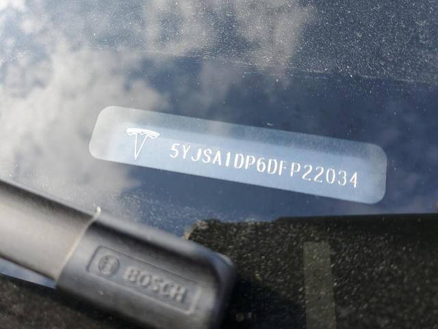 5YJSA1DP6DFP22034 - 2013 TESLA MODEL S Սև լուսանկար 12
