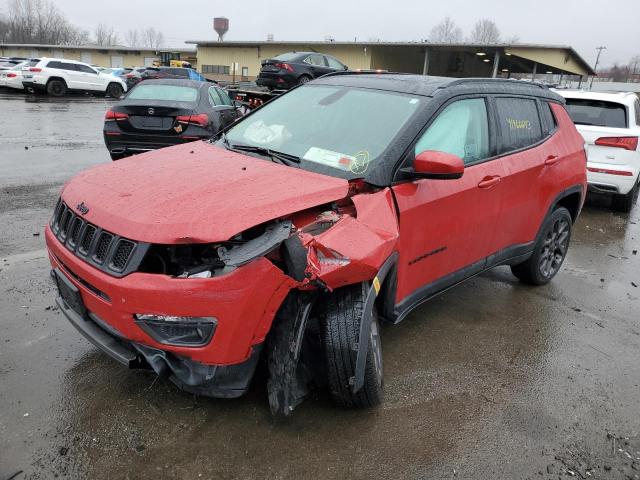 3C4NJDCB7KT792371 - 2019 JEEP COMPASS LIMITED RED photo 1