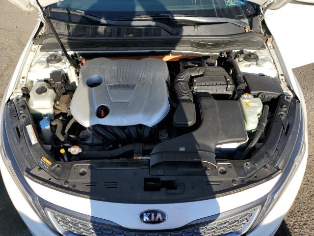 KNAGM4AD9E5064363 - 2014 KIA OPTIMA HYB WHITE photo 11