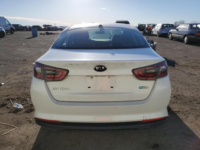 KNAGM4AD9E5064363 - 2014 KIA OPTIMA HYB WHITE photo 6