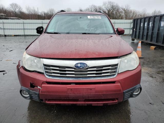 JF2SH64699H759359 - 2009 SUBARU FORESTER 2.5X LIMITED RED photo 5