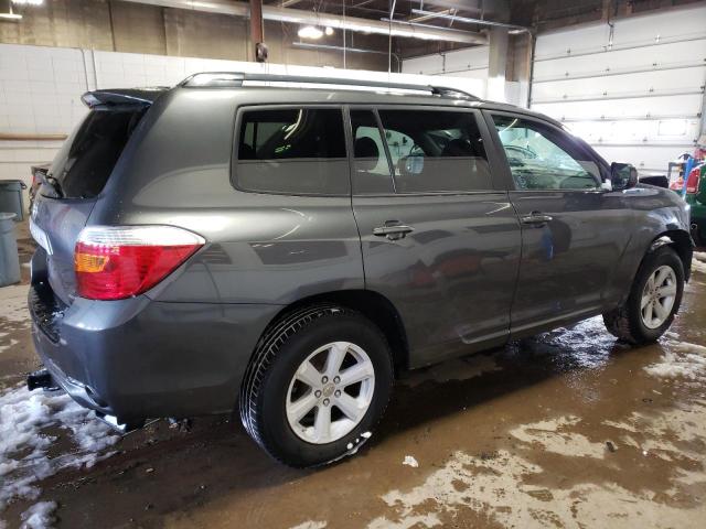 5TDJK3EH2AS032154 - 2010 TOYOTA HIGHLANDER SE GRAY photo 3