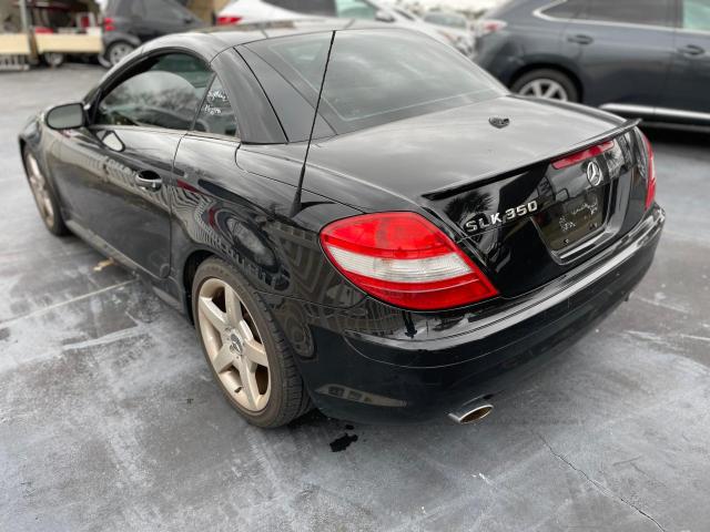 WDBWK56F07F150368 - 2007 MERCEDES-BENZ SLK 350 BLACK photo 3