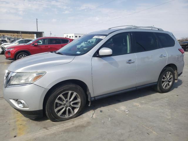 5N1AR2MM0FC698616 - 2015 NISSAN PATHFINDER S SILVER photo 1