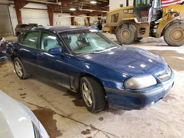 2G1WF52E659140946 - 2005 CHEVROLET IMPALA BLUE photo 4