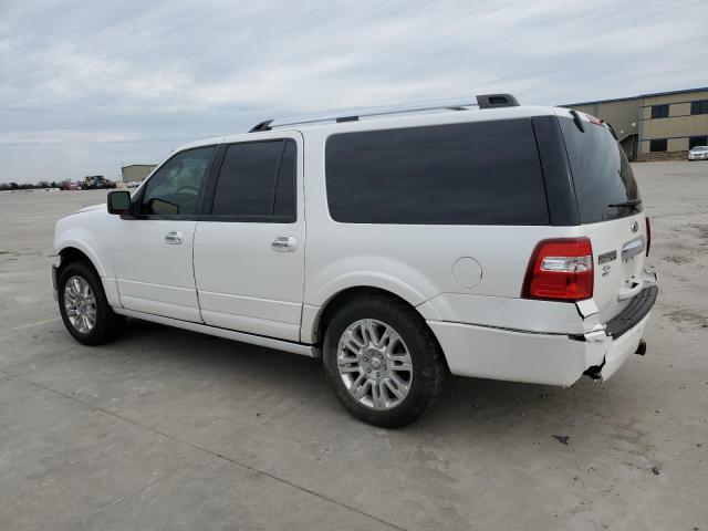 1FMJK1K53BEF57743 - 2011 FORD EXPEDITION EL LIMITED WHITE photo 2