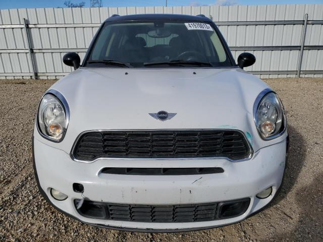 WMWZC5C53BWL54210 - 2011 MINI COOPER S COUNTRYMAN WHITE photo 5