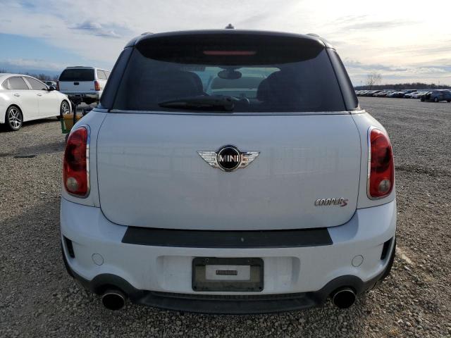 WMWZC5C53BWL54210 - 2011 MINI COOPER S COUNTRYMAN WHITE photo 6