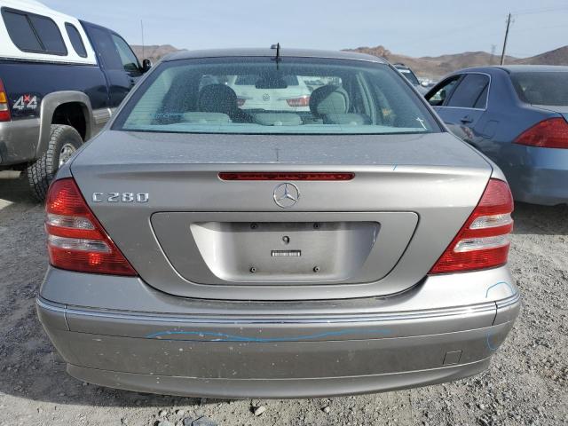 WDBRF54H67F890657 - 2007 MERCEDES-BENZ C 280 SILVER photo 6