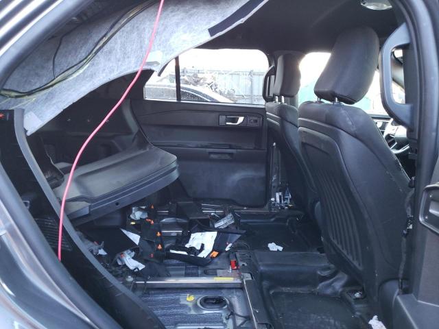 1FM5K8AW7LGC83764 - 2020 FORD EXPLORER POLICE INTERCEPTOR GRAY photo 10