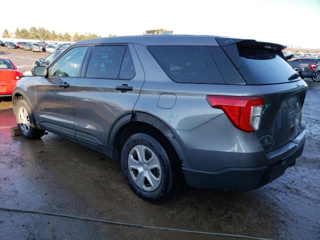 1FM5K8AW7LGC83764 - 2020 FORD EXPLORER POLICE INTERCEPTOR GRAY photo 2