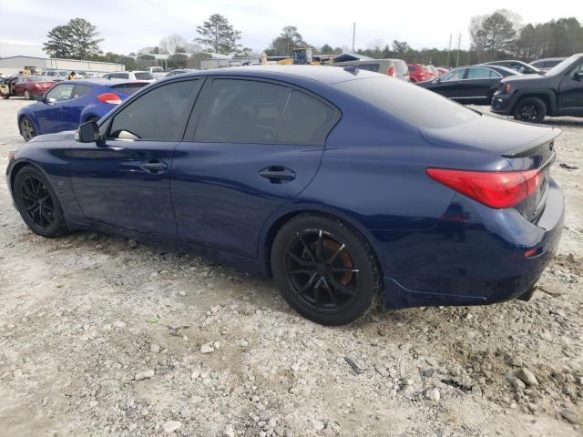 JN1BV7AP1EM687314 - 2014 INFINITI Q50 BASE BLUE photo 2