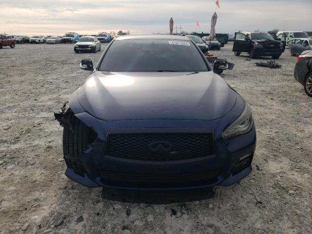 JN1BV7AP1EM687314 - 2014 INFINITI Q50 BASE BLUE photo 5