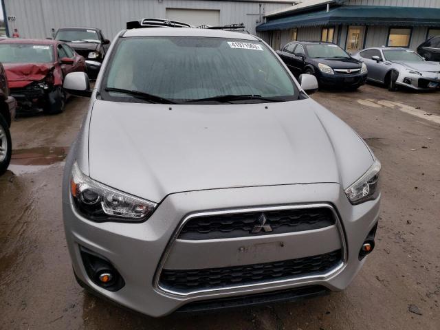 4A4AP3AU0DE019541 - 2013 MITSUBISHI OUTLANDER ES SILVER photo 5