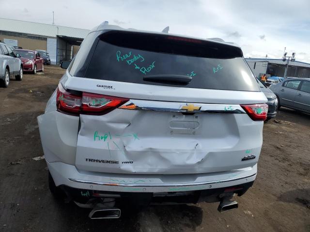 1GNEVJKW1KJ207645 - 2019 CHEVROLET TRAVERSE HIGH COUNTRY WHITE photo 6