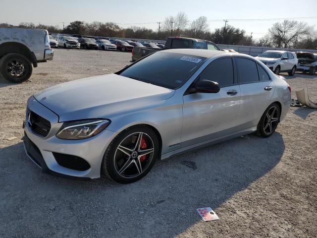 55SWF6EB0GU114838 - 2016 MERCEDES-BENZ C 450 4MATIC AMG SILVER photo 1