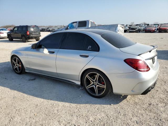 55SWF6EB0GU114838 - 2016 MERCEDES-BENZ C 450 4MATIC AMG SILVER photo 2