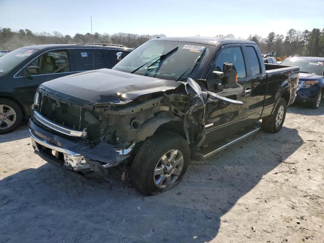 1FTFX1ET7DFB98609 - 2013 FORD F150 SUPER CAB BLACK photo 1